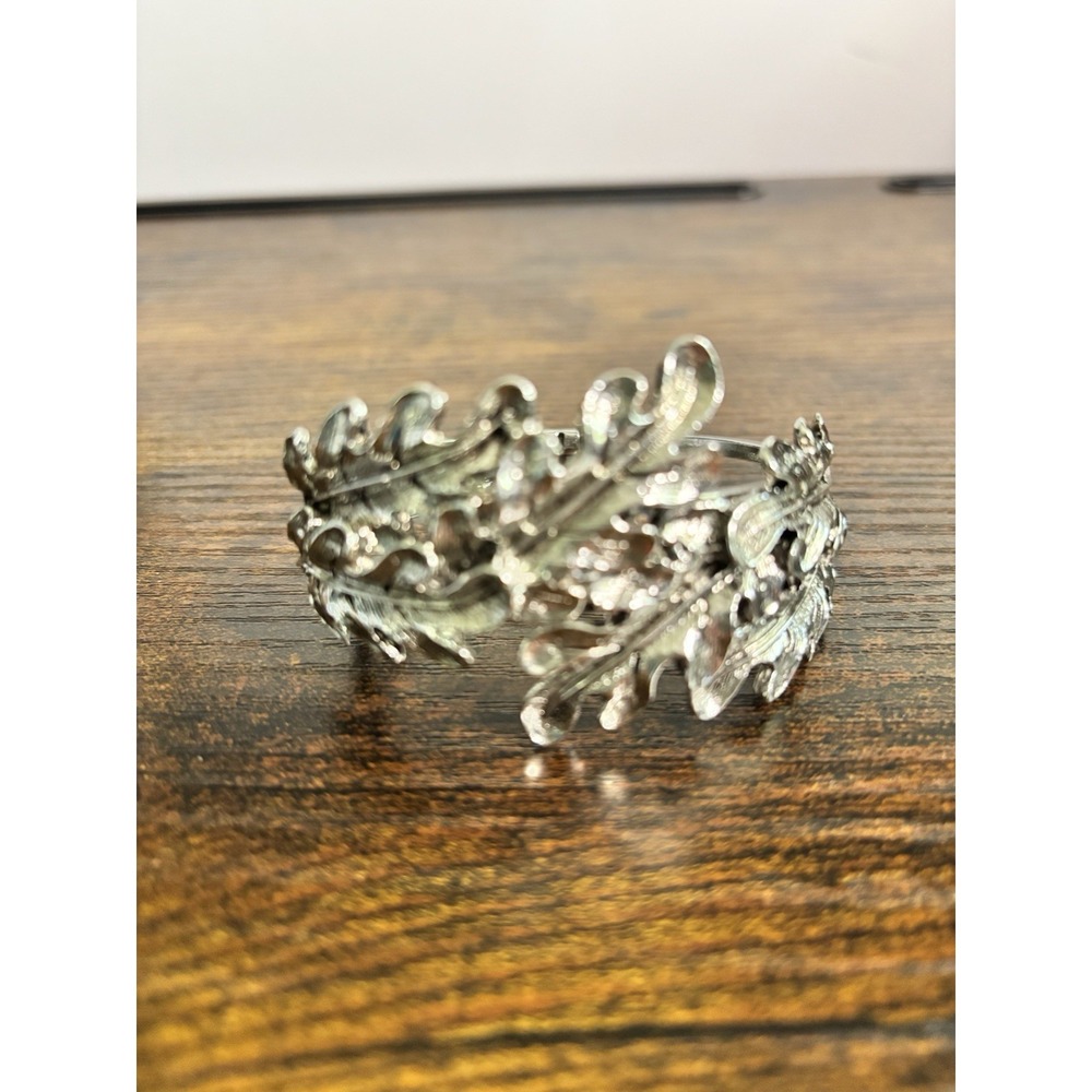 Silver Tone Bracelet Cuff